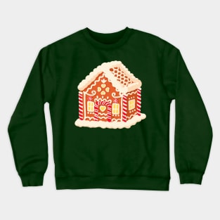 Gingerbread House - Christmasm Cookies - ticker Crewneck Sweatshirt